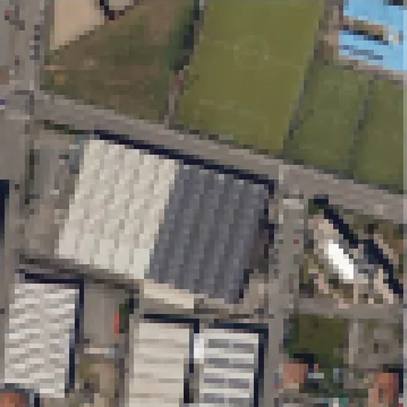 Input RGB orthophoto imagery.