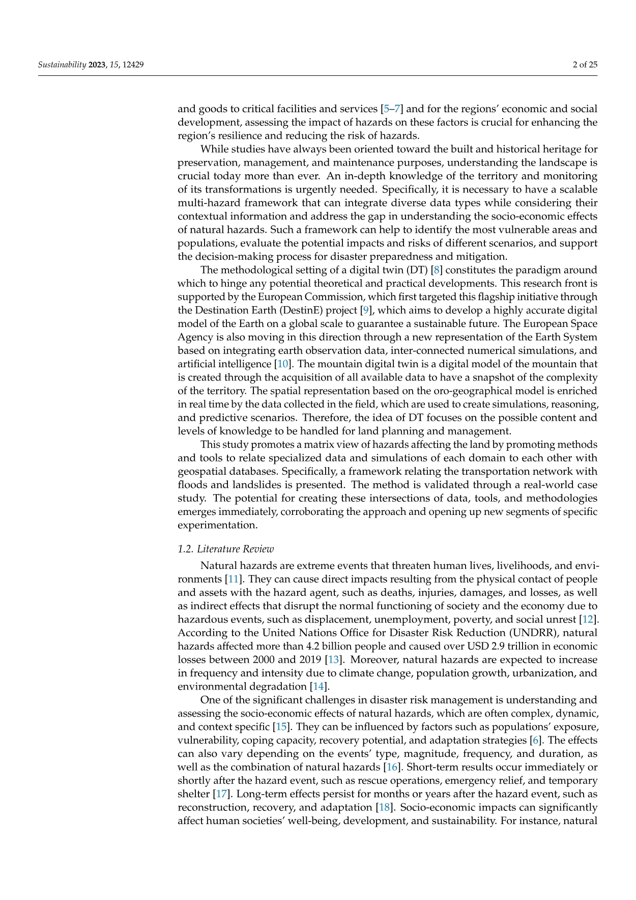 Multi-hazard risk assessment paper figure.